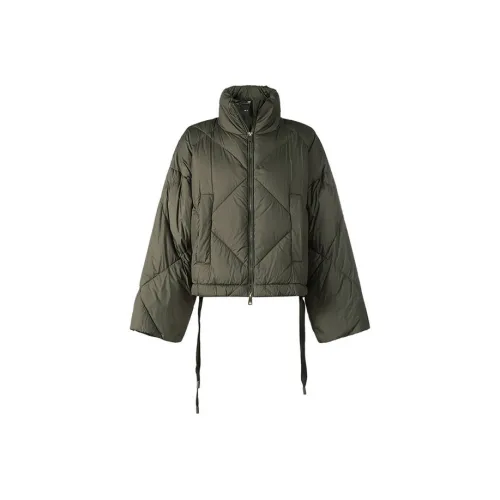 WEEKEND MaxMara Пуховик Женский Хаки Зеленый