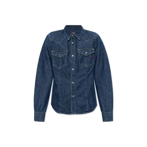 DIESEL Синие Женские Рубашки
