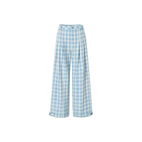 YOUSEKOO Повседневные брюки Unisex Light Синий