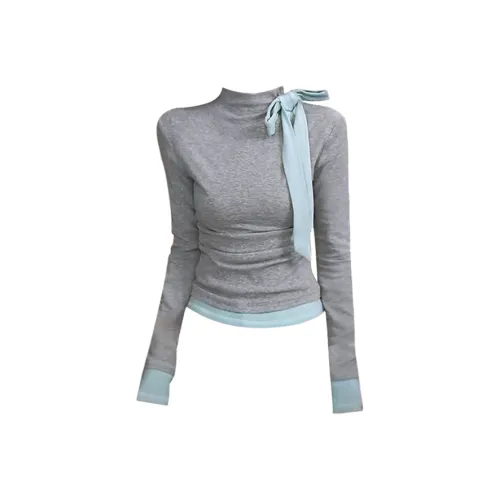 AURORA MUSE T-рубашка Женская Серый Синий