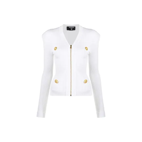 BALMAIN Белые Женские Куртки