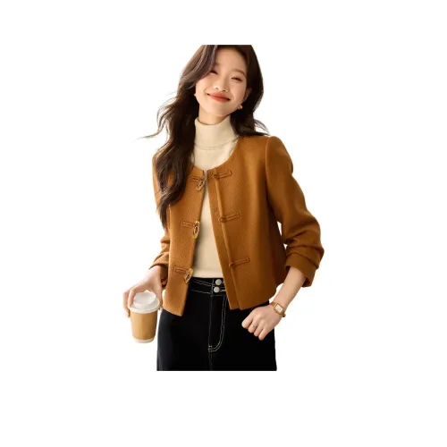 Mo Han Yi Mei Куртки Пальто Женские Тыква