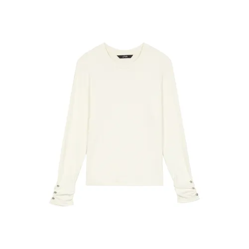 ELF SACK Складные блестящие длинные рукавные рубашки для женщин