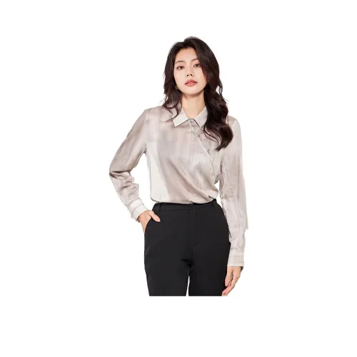 SMEN Серые Женские Рубашки