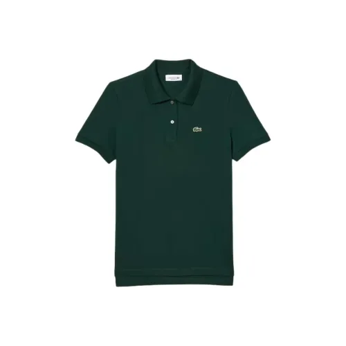LACOSTE Поло Женское Средний Зеленый