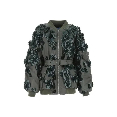 PRADA Зеленые Женские Куртки
