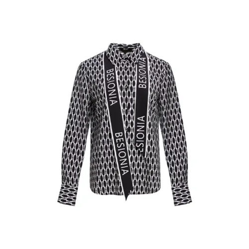 BESIONIA SS23 Рубашка Женская Черная Белая