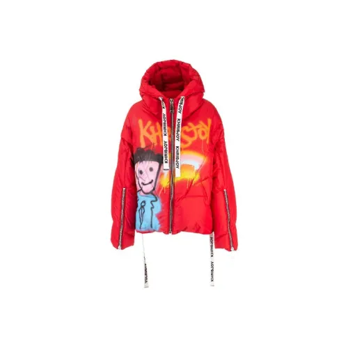 KHRISJOY Red Женские Пуховики