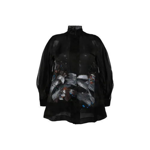 SHIATZY CHEN FW24 Рубашка Женская Черная