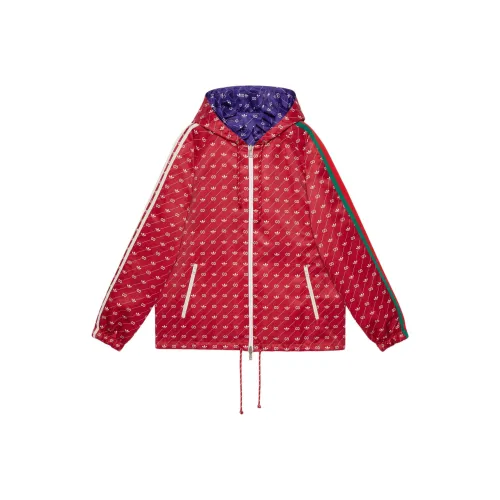 GUCCI X ADIDAS Куртка Женская Красная