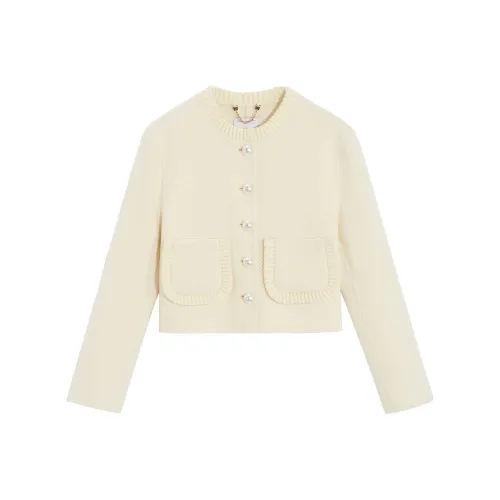 BEBE FW24 Куртки и Пальто Женские Экрю