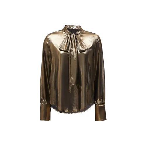 ONLY Рубашка Женская F09 Темно-Золотая