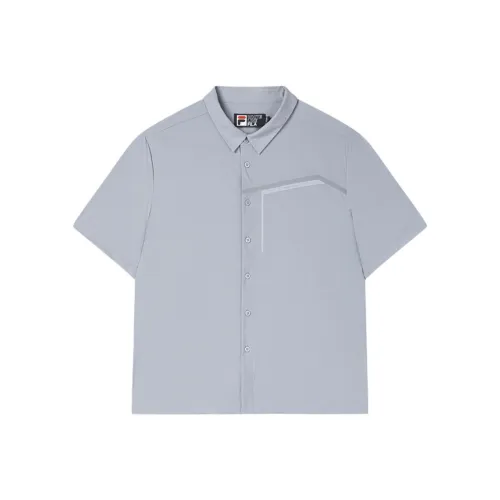 FILA Лайфстайл Рубашка Мужская Темный Каменный Синий