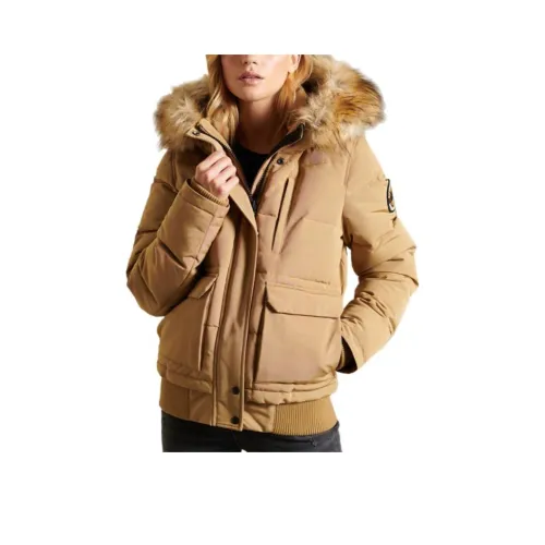 SUPERDRY Куртки Пальто Женские CAMEL
