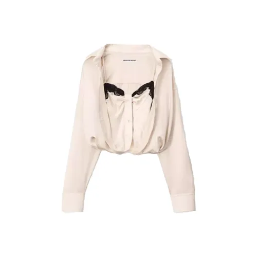 Alexander Wang Рубашка Женская Айвори