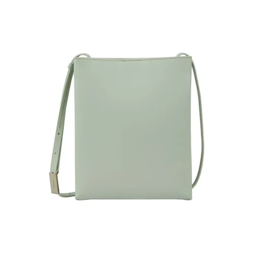 Calvin Klein Сумка через плечо из коровьей кожи женская зеленая