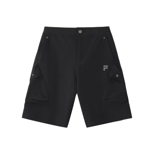 FILA FUSION FILA FUSION XWORKWEAR Повседневные шорты Мужские Черные