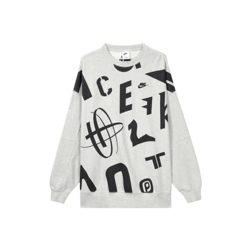 NIKE Серые Женские Свитшоты