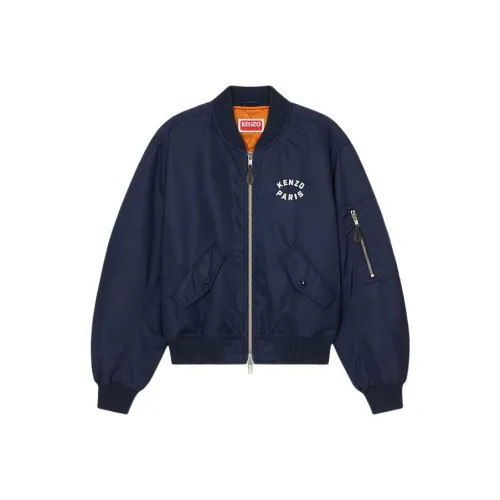 KENZO Lucky Tiger Bomber Куртка Куртки Пальто Женские Midnight Blue