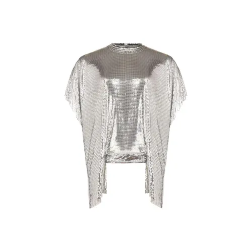 Paco Rabanne Рубашка Женская Серебряная