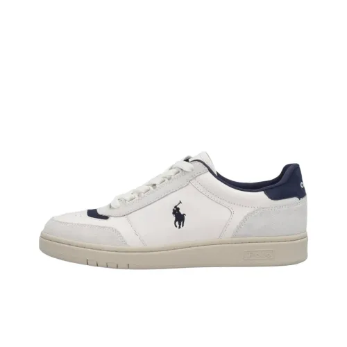 Polo Ralph Lauren Court Low Top Скейтборд Кроссовки Мужские Белые
