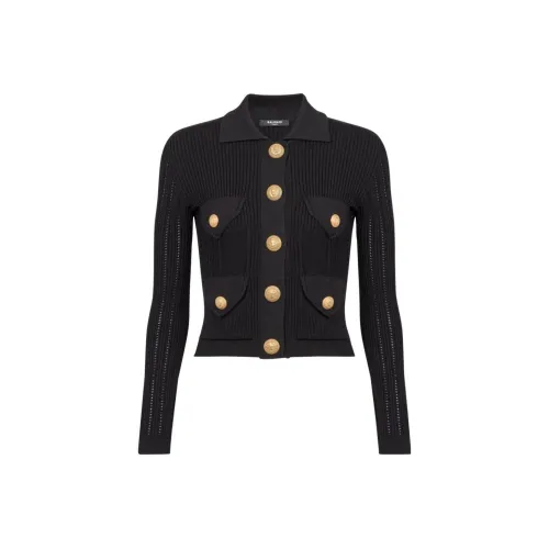 BALMAIN FW23 Трикотаж Женский Черный