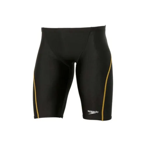 Speedo Плавательные шорты Мужские Черные Желтые