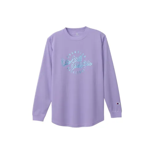 Champion T-Shirt Женская Светло-фиолетовая