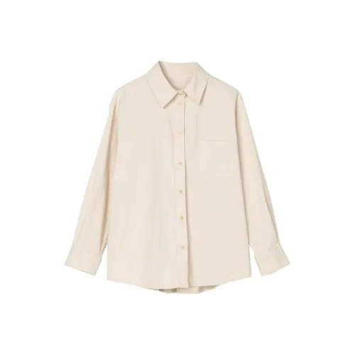 ZIMO Бежевые Женские Рубашки