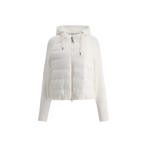 Brunello Cucinelli Белые Женские Пуховики