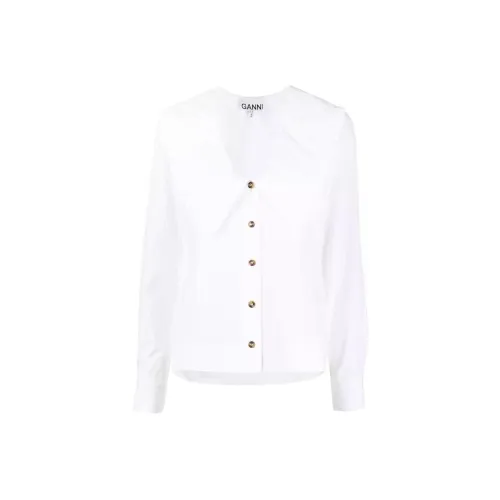 GANNI Белые Женские Рубашки