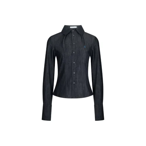 YOUNG KYLIN Рубашка Женская Черная Серая