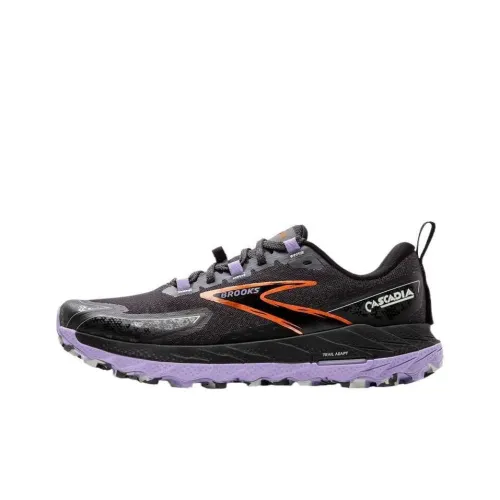 Brooks Cascadia18 Амортизация Низкий Топ Беговые Кроссовки Женские Черные
