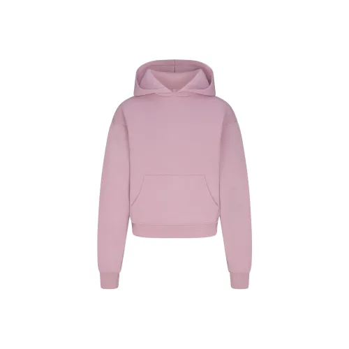 SKIMS FW24 Cotton Fleece CLASSIC Hoodie Sweatshirt Women's DUSK Nightfall Color