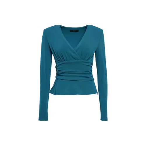 BESIONIA T Рубашка Женская Павлин Синий