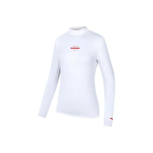 ANTA Variety Тренировки Коллекция T Рубашка Женская Снежно-Белая