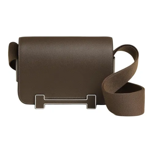 HERMES Geta Evercolor Телячья кожа Сумка на плечо Женская Bark Цвет