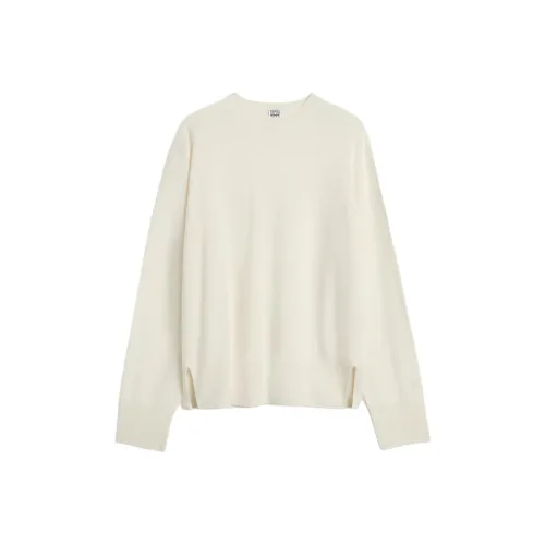 TOTEME Кашемир Свитер Женские Яйцо Yolk Pastry Белый