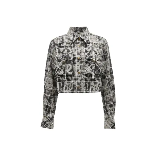 Only H01 Серая клетка Женские Рубашки