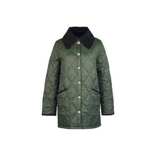BARBOUR Modern Liddesdale Quilt Куртки Пальто Женские Оливковый