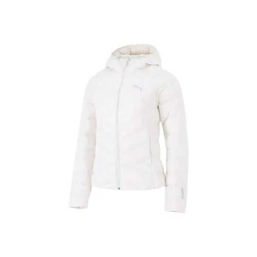 PUMA Пуховик Женские Айвори Белый