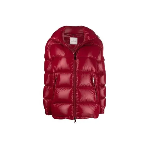 Moncler FW21 Пуховик Женский Темно-Красный