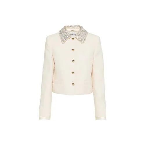MIU MIU Бежевые Женские Куртки