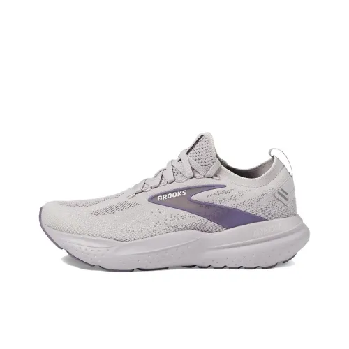 Brooks Glycerin StealthFit 21 Амортизация Износостойкие Низкие Кроссовки для Бега Женские Светло-фиолетовые