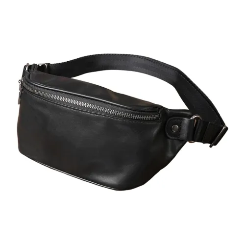 DOSRFINI Сумка через плечо из натуральной коровьей кожи Мужская Черная Коричневая