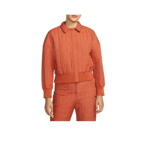 NIKE Апельсиновые Женские Куртки