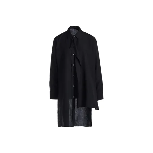 Yohji Yamamoto FW24 Черные Женские Рубашки