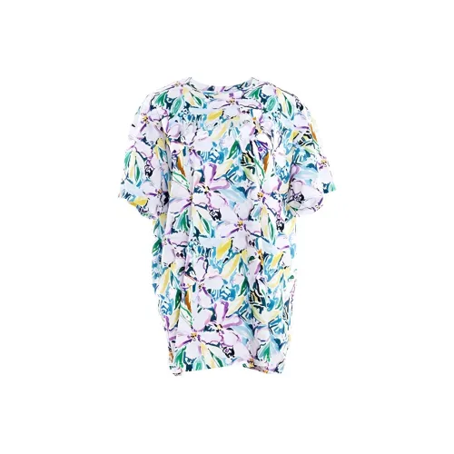 BESIONIA T Рубашка Женская Зеленая с Узором