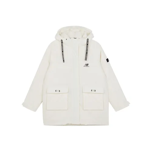 New Balance Сливочный Женские Пуховики
