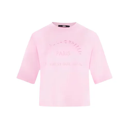Karl Lagerfeld T-Shirt Женская Розовая